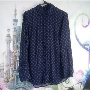 🌺 - Blue talbots button down shirt